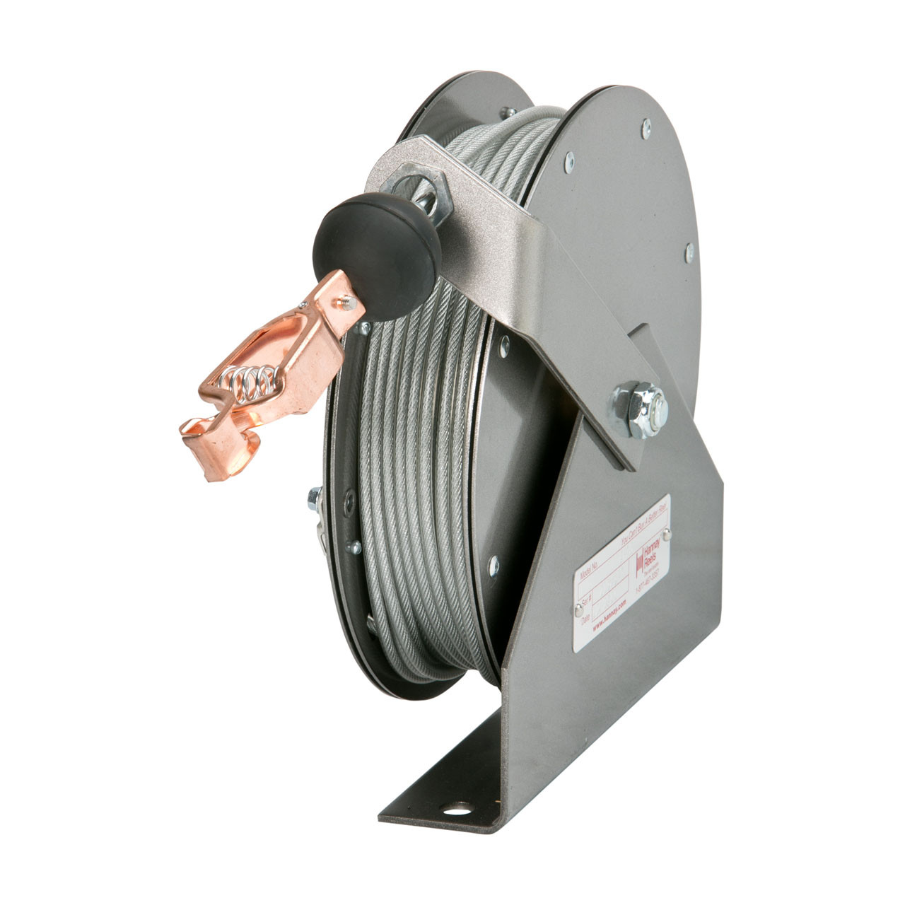 Hannay Reels GR Series Standard Duty Grounding Reel, Reel Only, 75 ft. Capacity, GR-75