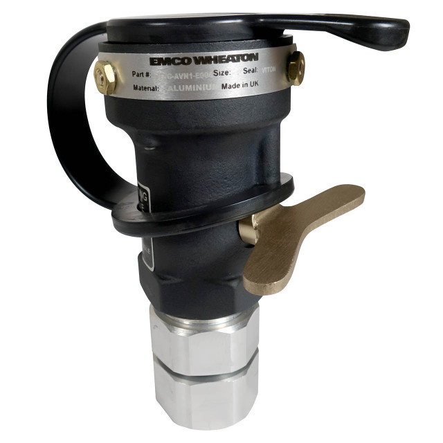 Emco Wheaton J71C-AVN0-E004 1 in. Female NPT Dry-Break Straight Coupler, FKM Seals - Imagen 2