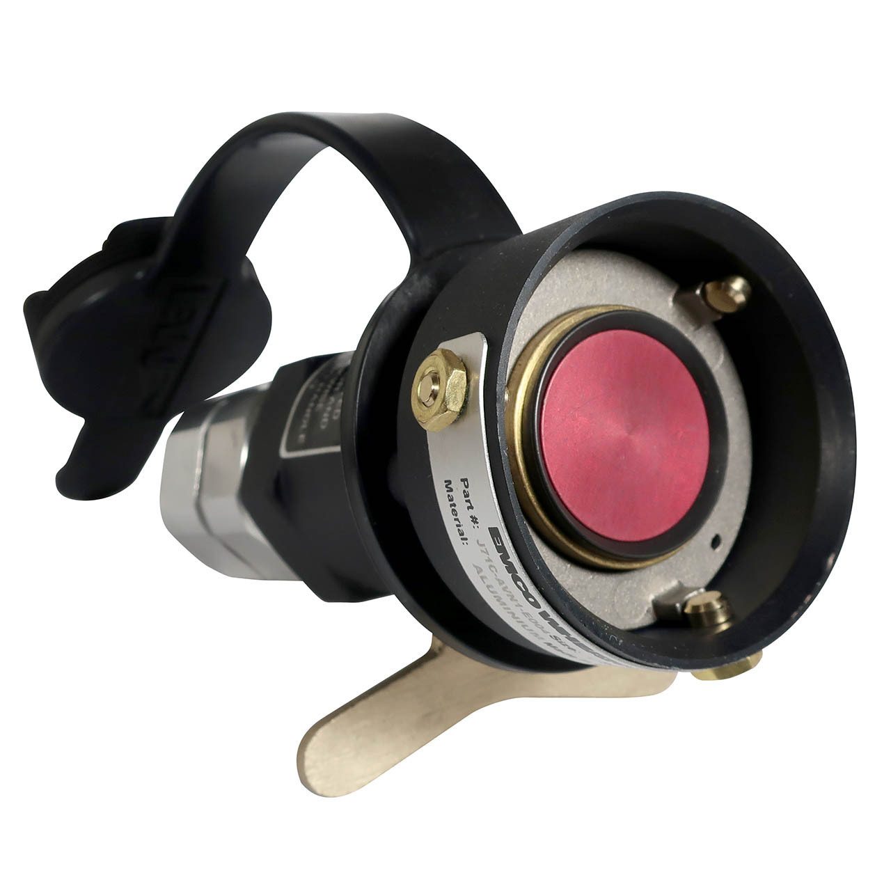 Emco Wheaton J71C-AVN0-E004 1 in. Female NPT Dry-Break Straight Coupler, FKM Seals