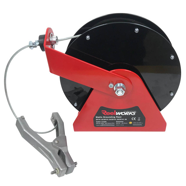 Reelworks SR101.08 Spring Driven Static Grounding Reel - Imagen 5