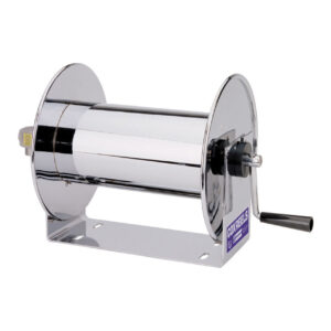 Coxreels 100 Series Stainless Steel Compact Hand Crank Hose Reel - Reel Only - 3/4 in. x 100 ft.