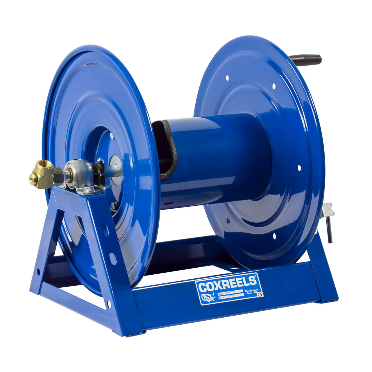 Coxreels 1125-4-100 "A" Frame Hand Crank Hose Reel - Reel Only - 1/2 in. x 100 ft.