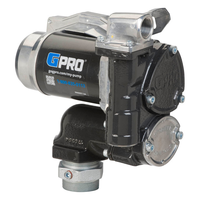 GPI V25-012PC-N08 1 in. FNPT GPRO 25GPM 12V DC Fuel Transfer Pump - Pump Only w/ Cord - 25 GPM - Imagen 2