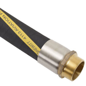 Hewitt 4113 3 in. Aviation Fueling Hose w/ MxM NPT Ends