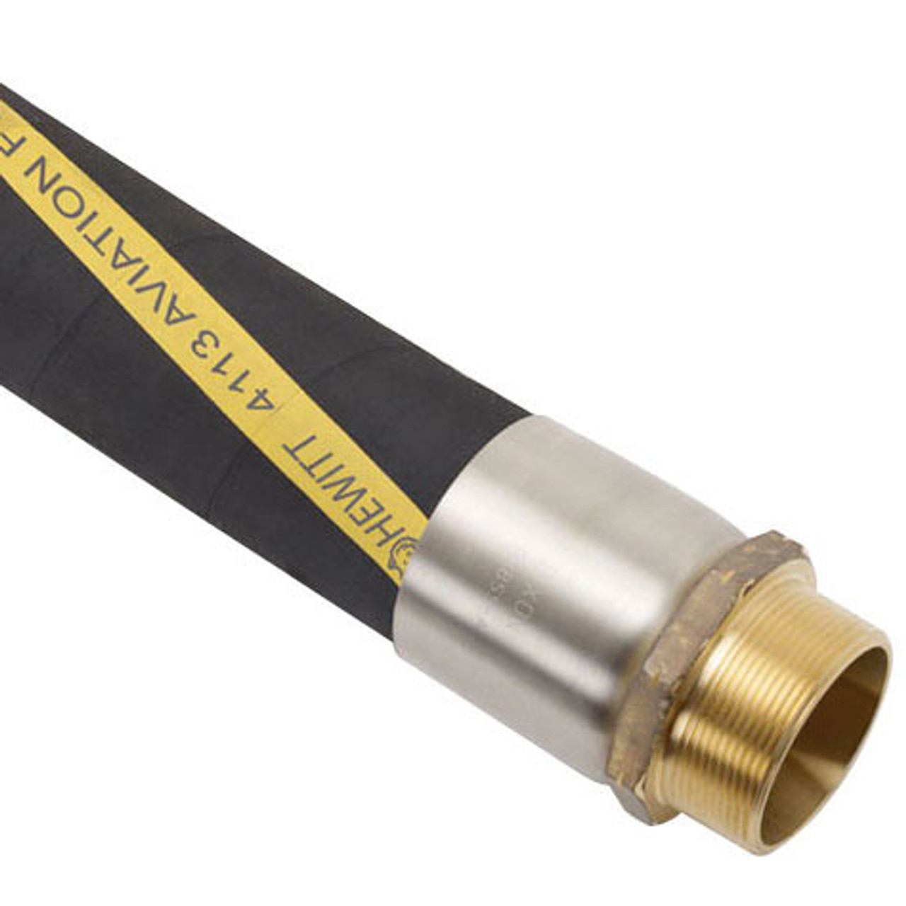 Hewitt 4113 3 in. Aviation Fueling Hose w/ MxM NPT Ends
