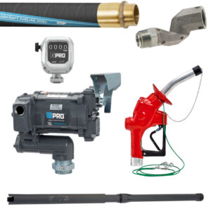 GPI GPRO 20 GPM 115V Aviation Fuel Transfer Pump Package w/ Meter