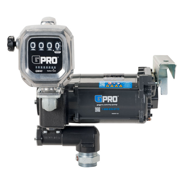 GPI GPRO PRO35-115 Series 115V AC Fuel Transfer Pump w/ QM Fuel Meter - 35 GPM - Imagen 5