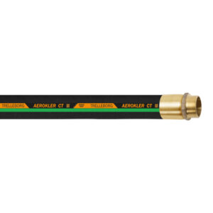 Trelleborg Aerokler CT 1 in. Low Temp. Aviation Fueling Hose Assembly w/ Brass Male NPT Ends