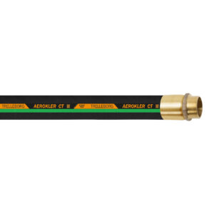 Trelleborg Aerokler CT 2 in. Low Temp. Aviation Fueling Hose Assembly w/ Brass Male NPT Ends