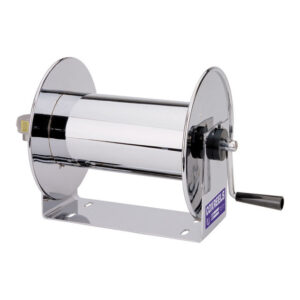 Coxreels 117-4-225-SS Stainless Steel Compact Hand Crank Hose Reel - Reel Only -1/2 in. x 225 ft.