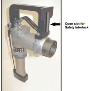 Fjord Aviation Handle Guards With Slot for Safety Interlock on OPW 295 Series 1 1/2 in. Spout Nozzles