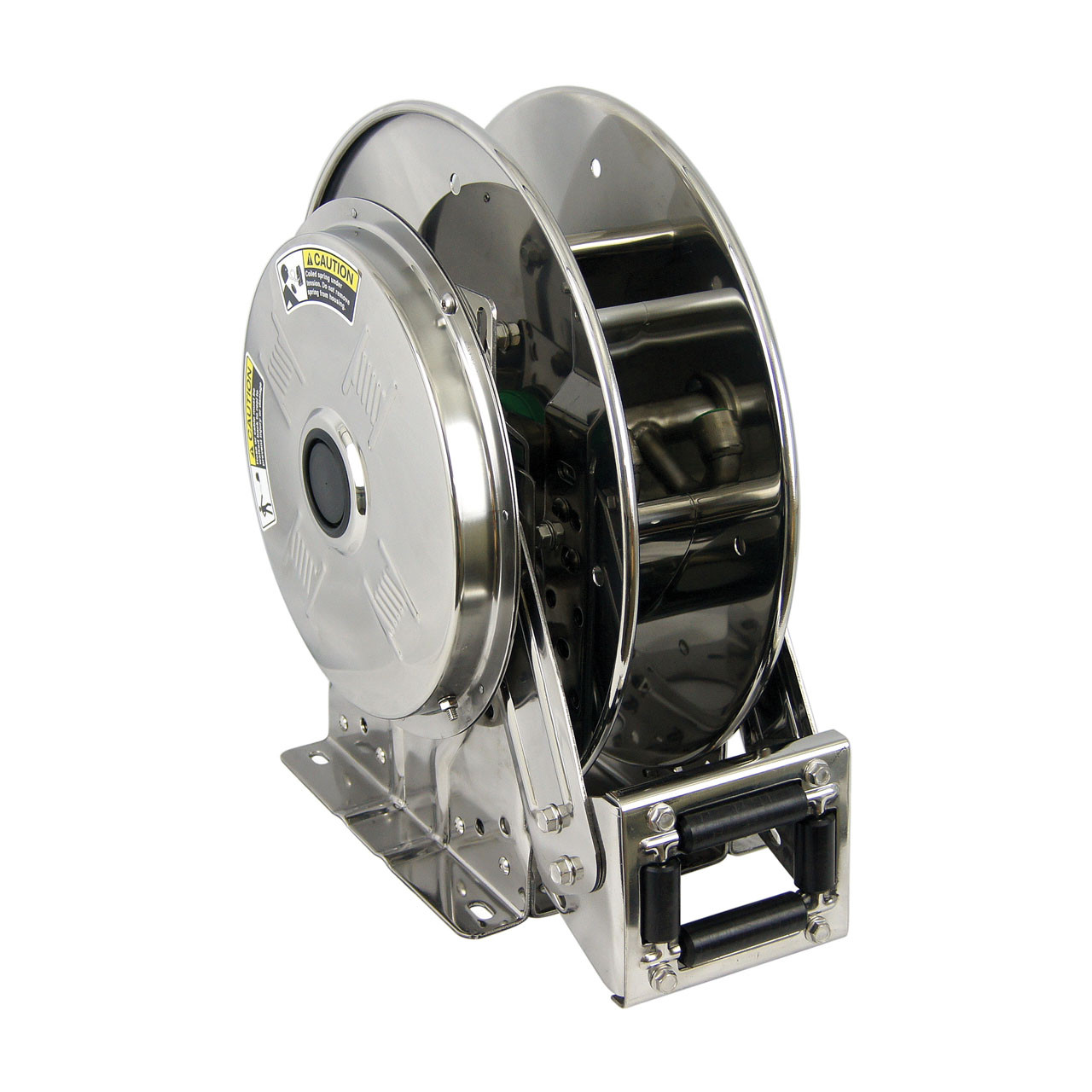 Hannay Reels SSN700 Series Stainless Steel Spring Rewind Reel, Reel Only, 1/2 in. x 65 ft., SSN716-23-24-15.5J